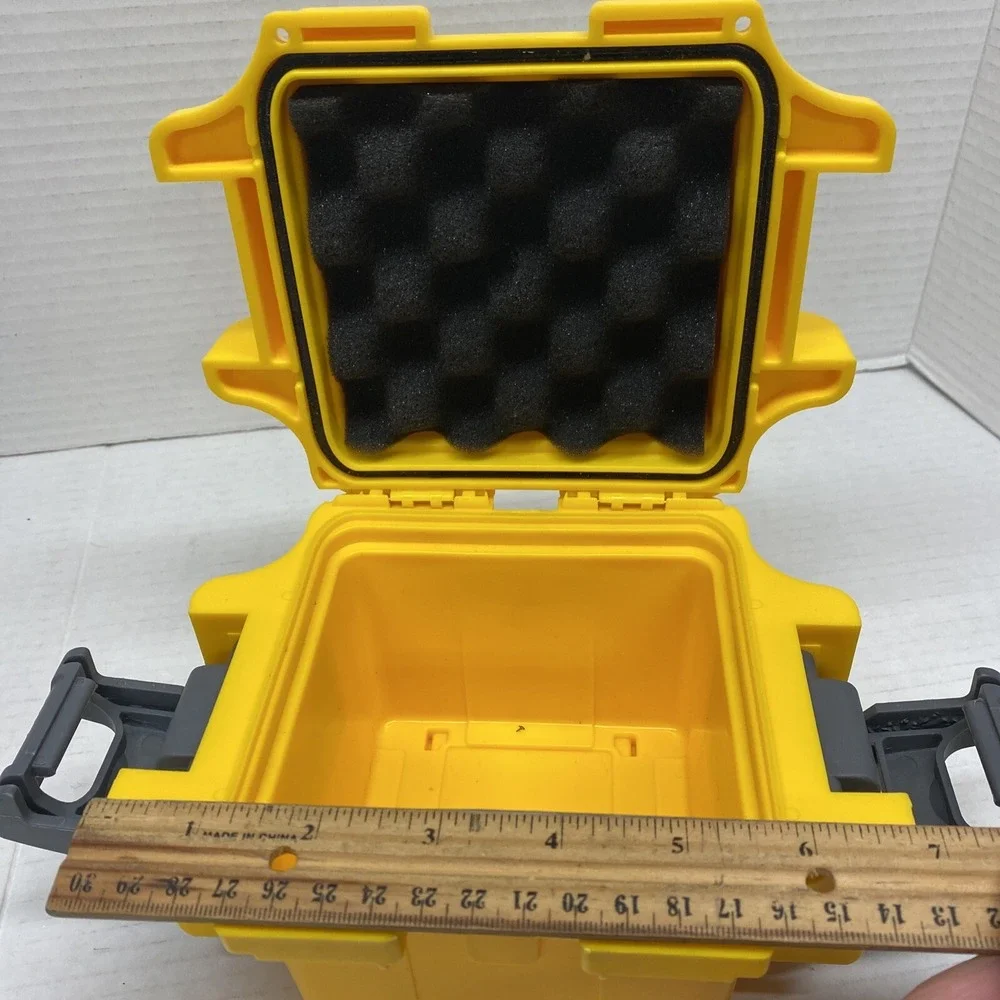 INVICTA Waterproof Heavy Duty Hard Plastic Watch Box Case Storage Yellow